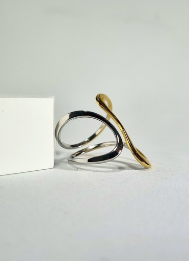 Anillo Elegante Bicolor