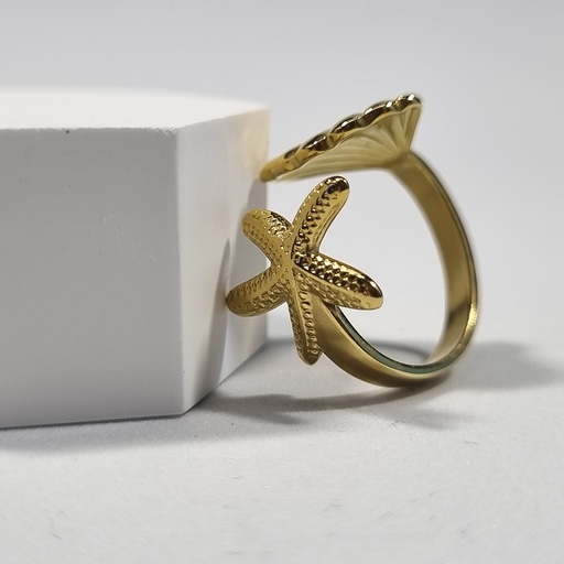 Anillo dorado estrella de mar